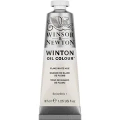 W&N WINTON OIL COLOUR 37ML TBE FLAKE WHITE HUE