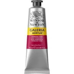W&N GALERIA ACRYLIC COLOUR 60ML TBE PERMANENT ROSE