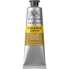 W&N GALERIA ACRYLIC COLOUR 60ML TBE YELLOW OCHRE
