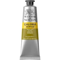 W&N GALERIA ACRYLIC COLOUR 60ML TBE GREEN GOLD