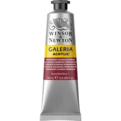 W&N GALERIA ACRYLIC COLOUR 60ML TBE PERM ALIZARIN CRIMSON
