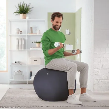Sit down. 65cm Leitz Ergo grey — image 5