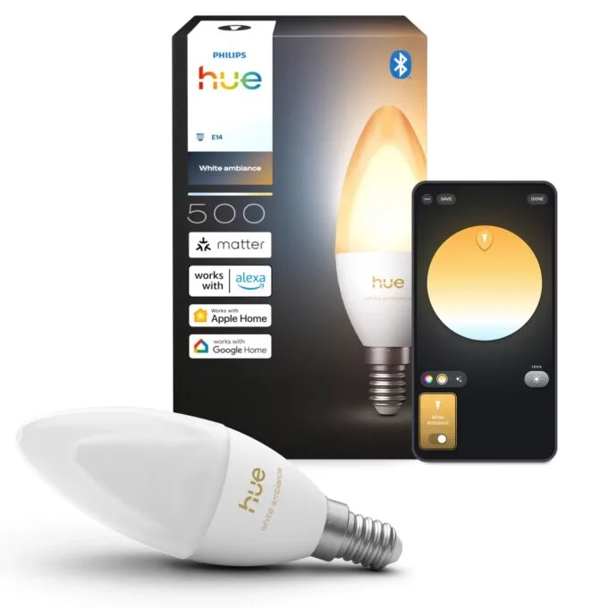 Philips Hue E14 3.7W White light (1000-20000K) B39 candle — image 3