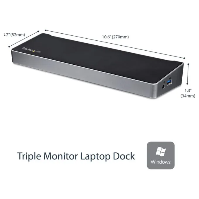StarTech.com USB3DOCKH2DP laptop dock/port replicator — image 2