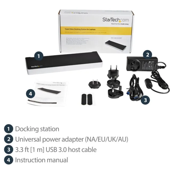 StarTech.com USB3DOCKH2DP laptop dock/port replicator — image 13