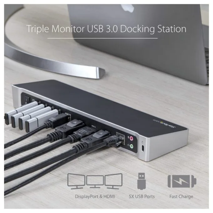 StarTech.com USB3DOCKH2DP laptop dock/port replicator — image 9