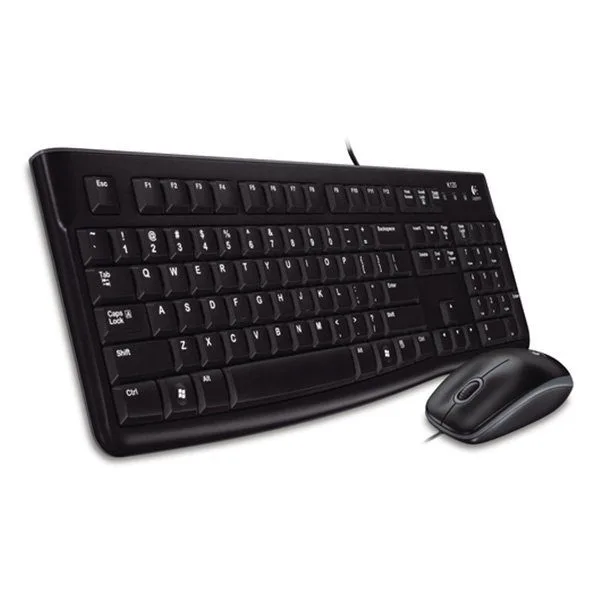 LOGITECH MK120 Corded Combo - BLACK - USB - BGR — image 2