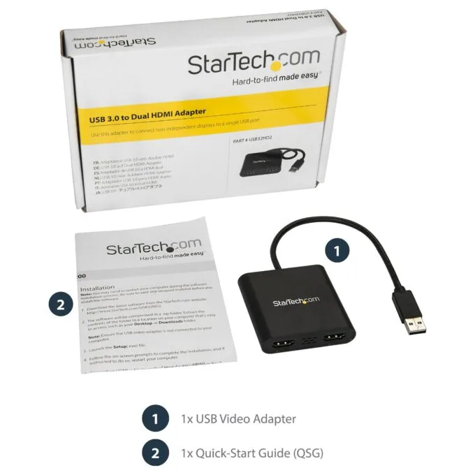 StarTech.com USB32HD2 USB graphics adapter — image 11