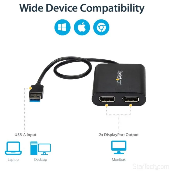 StarTech.com USB32DP24K60 USB graphics adapter — image 11