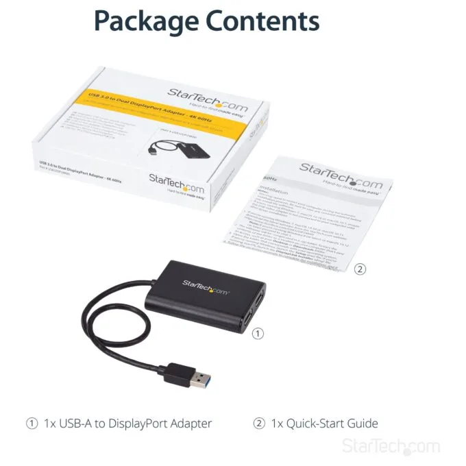 StarTech.com USB32DP24K60 USB graphics adapter — image 12