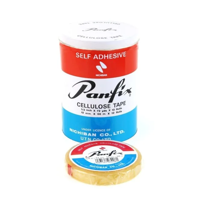 PANFIX CELLULOSE TAPE 1/2 X 72 YARDS — image 1