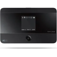 TP-Link 4G LTE Advanced Mobile WiFi, Internal 4G Modem, SIM card slot, 1.4 inch TFT screen display, 2550mAH rechargeable battery, micro SD card slot, LTE-FDD/DC-HSPA+/GSM, 300Mbps 2.4GHz/5GHz selectable Dual Band WiFi
