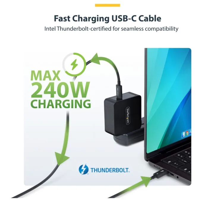 StarTech.com TBLT5MM1M240W Thunderbolt cable — image 13