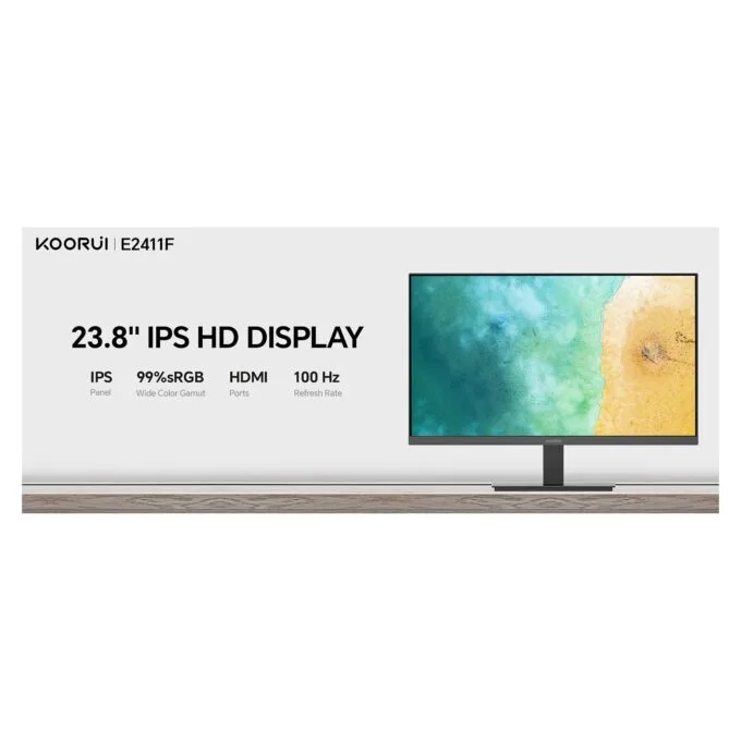 Koorui E2411F computer monitor — image 9
