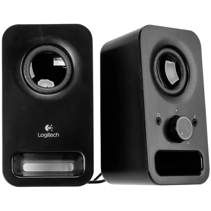 LOGITECH Z150 Stereo Speakers - MIDNIGHT BLACK - 3.5 MM - UK — image 1