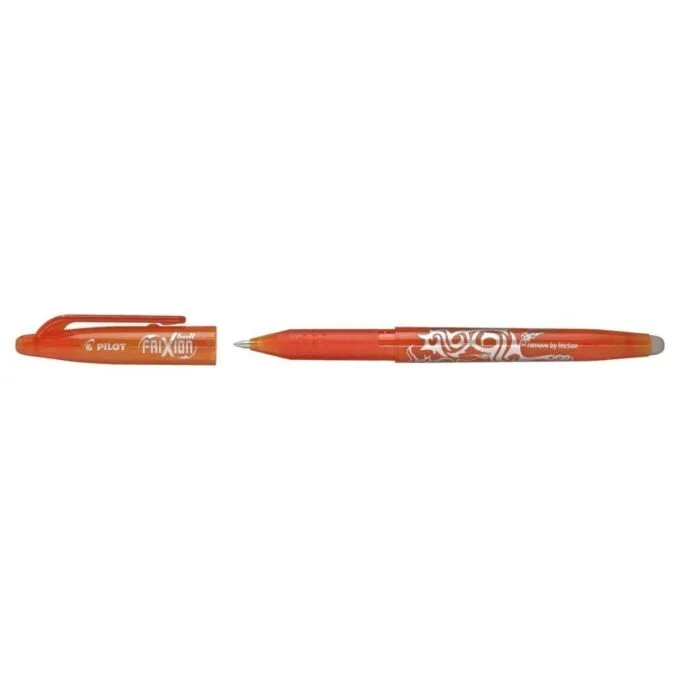 PILOT FRIXION BALL - GEL INK ROLLER - ORANGE - MEDIUM TIP (0.7MM) — image 1