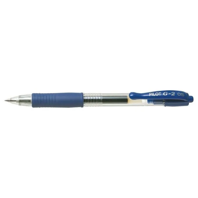 PILOT G-2 - GEL INK ROLLER - BLUE - FINE TIP (0.5MM) — image 1