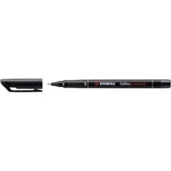 STABILO OHPEN UNIVERSAL PERMANET BLACK SUPERFINE