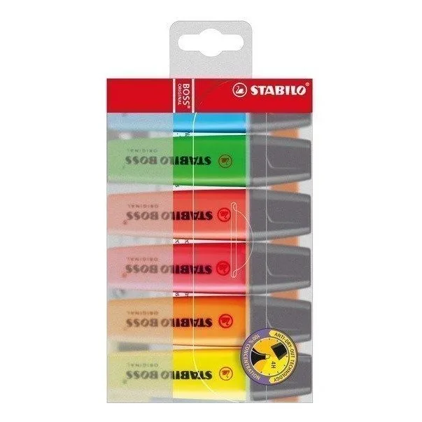STABILO BOSS ORIGINAL WALLET OF 6 PCS — image 1