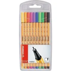 STABILO POINT 88 WALLET OF 10 PCS