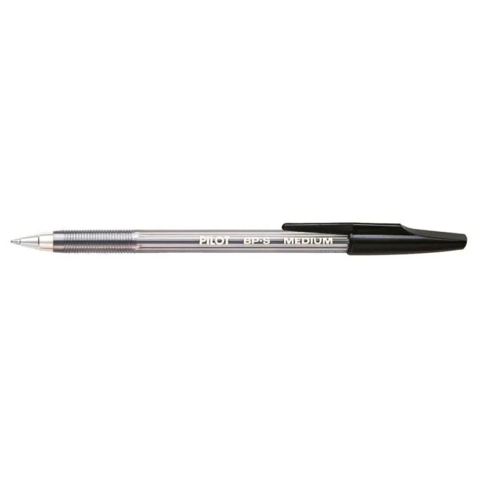 PILOT BALL POINT PEN MED. BLACK — image 1