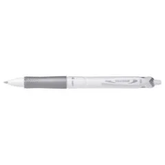 PILOT ACROBALL PURE WHITE POINT PEN MEDIUM BLACK