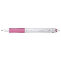PILOT ACROBALL PURE WHITE POINT PEN MEDIUM PINK