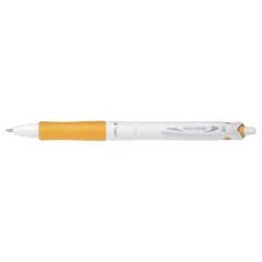 PILOT ACROBALL PURE WHITE POINT PEN MEDIUM ORANGE
