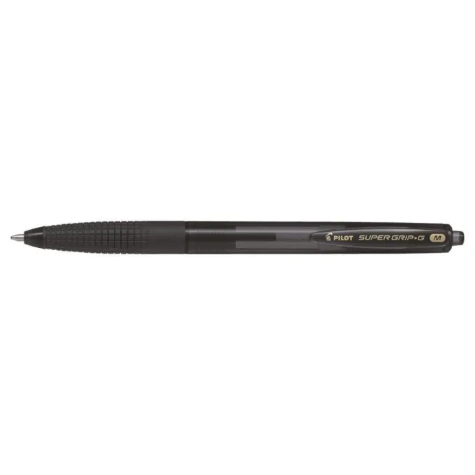 PILOT BALL PEN SUPER GRIP G - MEDIUM BLACK — image 1