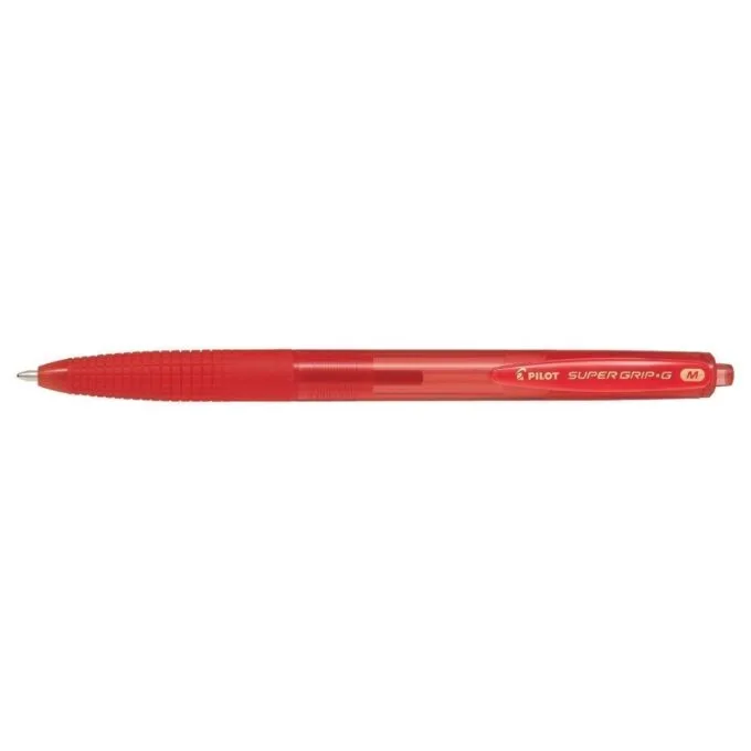 PILOT BALL PEN SUPER GRIP G - MEDIUM RED — image 1