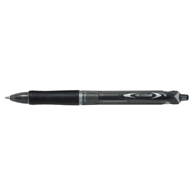 PILOT ACROBALL BALL POINT PEN FINE BLACK — image 1