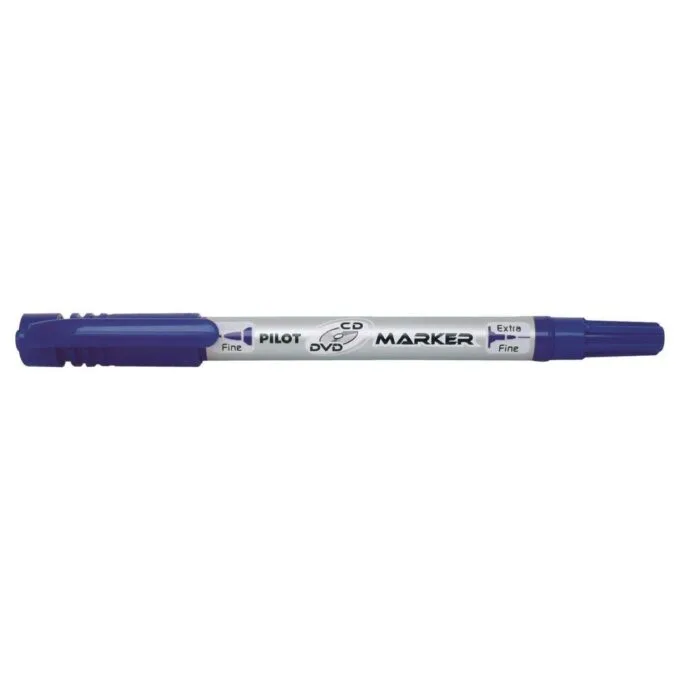 PILOT TWIN CD MARKER EXTRA FINE / FINE TIP BLUE — image 1