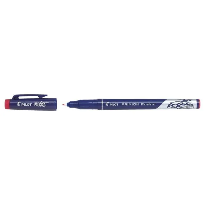 PILOT FRIXION FINELINER - FINELINER MARKER PEN - RED - FINE TIP — image 1