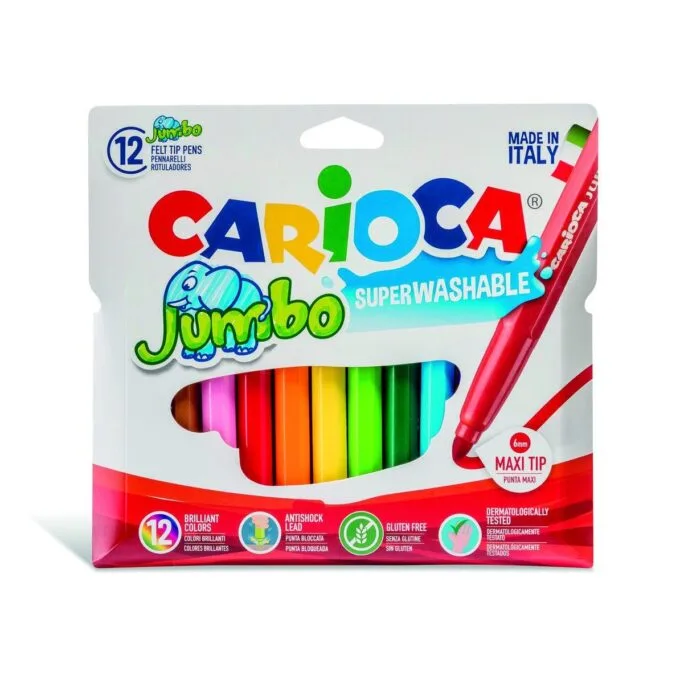 CARIOCA JUMBO 12 MAXI NIB MARKERS WALLET — image 1