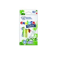 CARIOCA CHROMATEX 6 MARKERS WITH SPECIAL INK FOR FABRIC