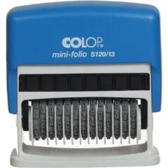 COLOP S 120/13 BLUE/ BLUE - MINI FOLIO