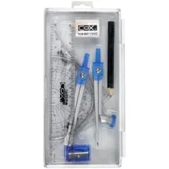 COX MATHEMATICAL INSTR. 9 PCS SET