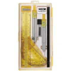 COX MATHEMATICAL INSTR. 11 PCS SET