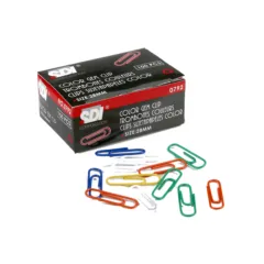 SDI COLOURD PAPER CLIPS 28MM 100 PCS BOX