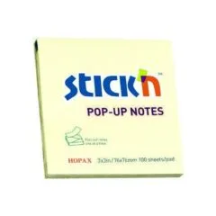 STICK N POP-UP NOTE 76X76MM 100 SHT/ PAD