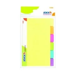 STICK N DIVIDER NOTE 148.4X97.6MM 6 X 60 SHEETS PAD
