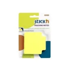 STICK N TRACKING NOTES 70X70MM, LEMON
