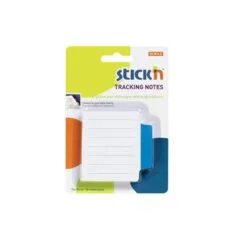STICK N TRACKING NOTES 70X70MM BLUE
