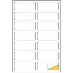 MARKIN LABEL A4 99.1X38.1MM 100 SHEETS BOX