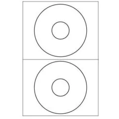 MARKIN CD LABEL 117.5MM DIA 100 SHEETS BOX