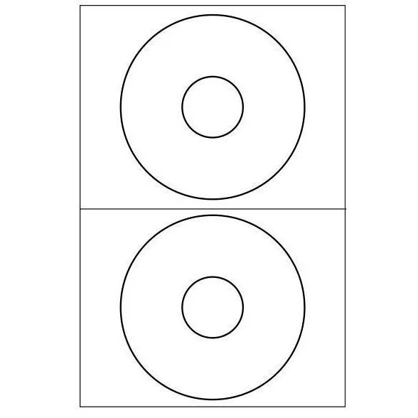 MARKIN CD LABEL 117.5MM DIA 100 SHEETS BOX — image 1