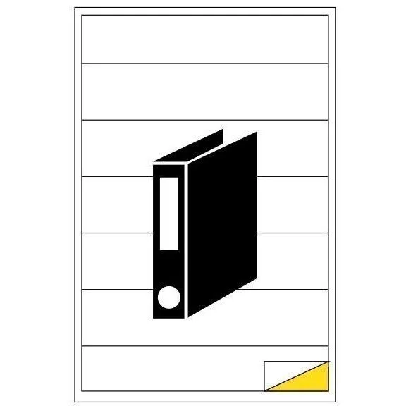 MARKIN LABEL 190X38MM 100 SHEETS BOX — image 1