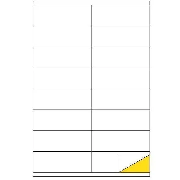 MARKIN LABEL A4 105X36MM 100 SHEETS BOX — image 1