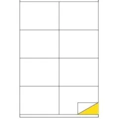 MARKIN LABEL A4 105X72MM 100 SHEETS BOX