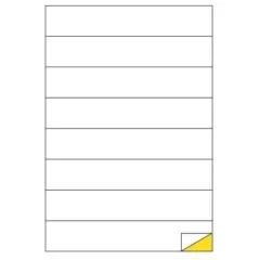 MARKIN LABEL A4 210X37MM 100 SHEETS BOX